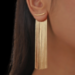 Elegant Long Tassel Earrings for Women