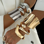 3 pieces Luxury Wide Cuff Bangle | Exaggerated Bracelet for Women